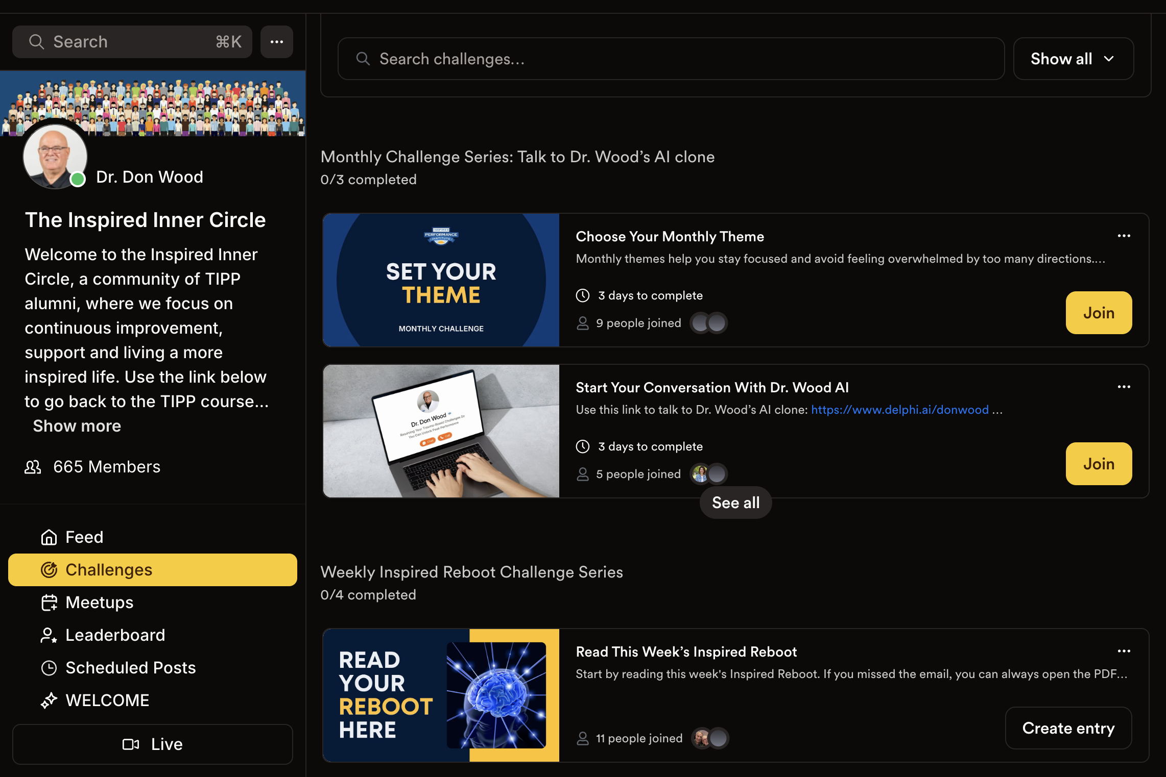 Access to the Inspired Inner Circle, Community designed for Ongoing Brain Training & Support